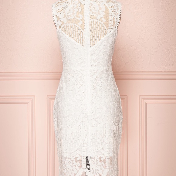 White Lace Dress - Picture 2 of 3